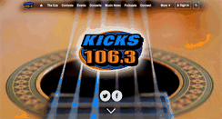 Desktop Screenshot of kicks1063.com